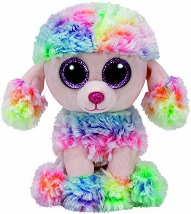 PLUS TY 15CM BOOS POOFIE PUDEL MULTICOLOR