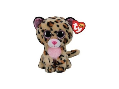 PLUS TY 15CM LEOPARD MARO ROZ