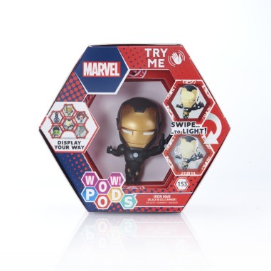 WOW! PODS - MARVEL IRON MAN CU ARMURA NEGRU SI AURIU