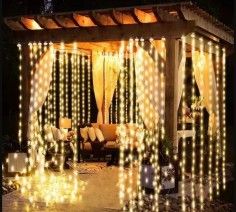 Instalatie de Craciun, perdea ploaie albastra, 504 leduri, 3x2.5M, 6014B GIMI GYM - produs de calitate si ieftin