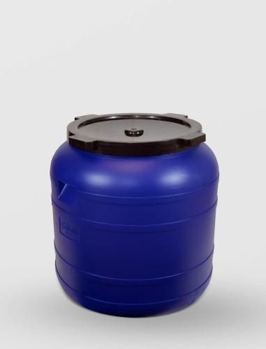 Bidon 150 litri, cu capac prin infiletare, Sterk, Plastic Albastru - Sterk produs de vanzare-poza- 1