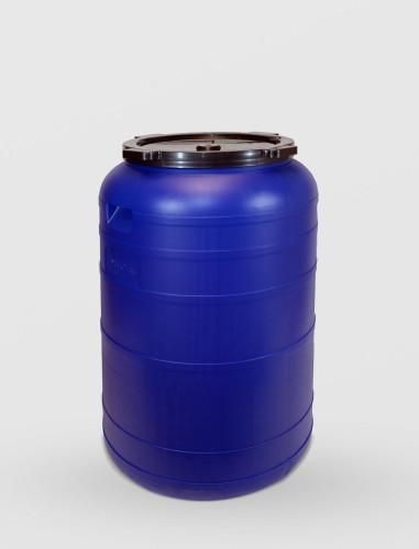 Bidon 250 litri, cu capac prin infiletare, Sterk, Plastic Albastru - Sterk produs de vanzare-poza- 1