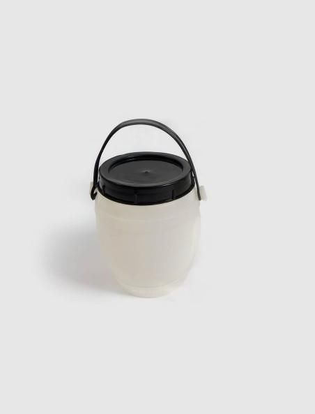 Bidon 1.5 litri, cu toarta si capac prin infiletare, Sterk, Plastic Alb - Sterk produs de vanzare-poza- 2