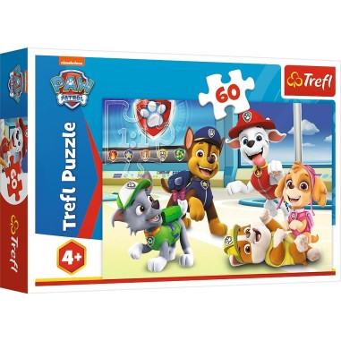 PUZZLE TREFL 60 PATRULA CATELUSILOR IN LUMEA CATEILOR