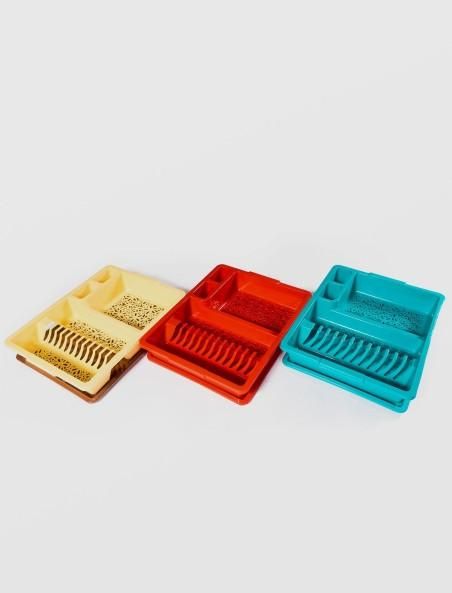 SCURGATOR DE VASE CU TAVA STERK, DIN PLASTIC, 43 X 35 X 8,DIVERSE CULORI - Sterk produs de vanzare-poza- 1