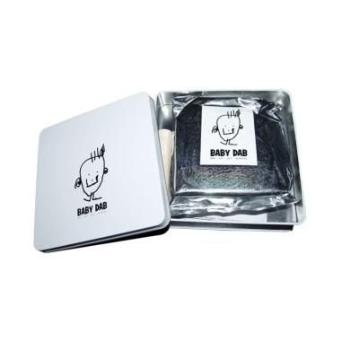 Set amprenta mulaj 3D in cutie cadou, Baby Dab, 16x16 cm, Alb Petite&Mars - produs de calitate si ieftin