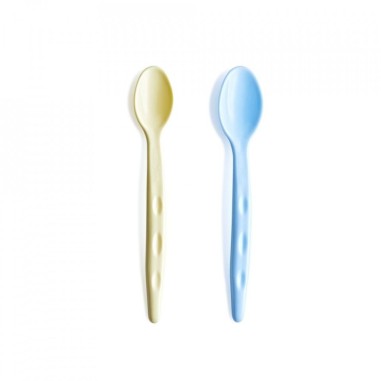 Set 2 lingurite pentru copii BabyJem (Culoare: Bleu)