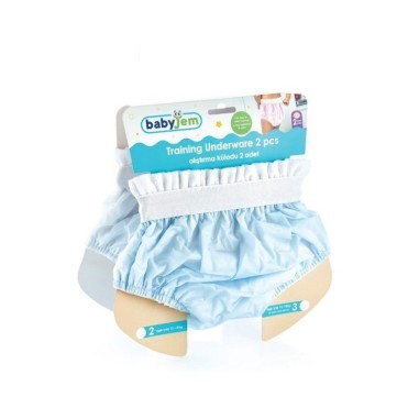 Set 2 chilotei antrenament BabyJem, nr.2 12-14 kg (Culoare: Bleu)